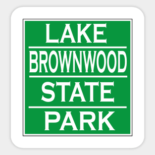 LAKE BROWNWOOD STATE PARK Sticker